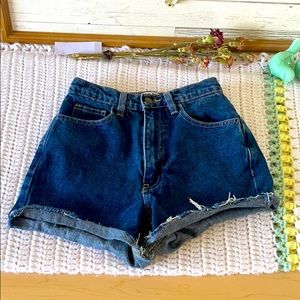 American Apparel High-rise Jean Shorts